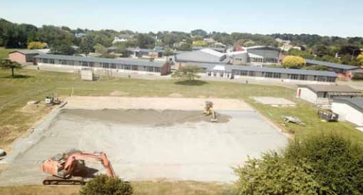 Grounds survey for new building works